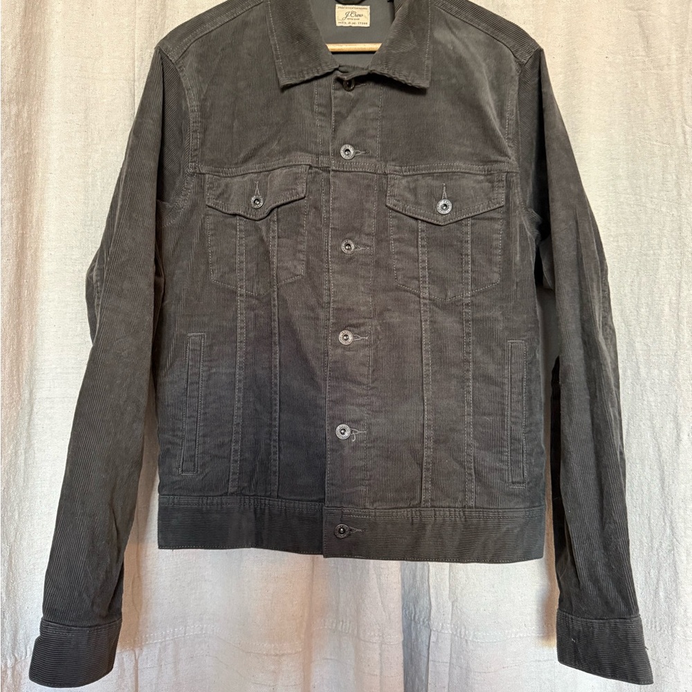 J. Crew Charcoal Corduroy Jacket